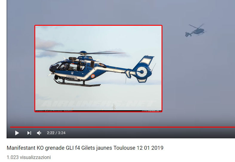 La bufala degli elicotteri di Macron che lanciano lacrimogeni ai Gilet gialli foto 2