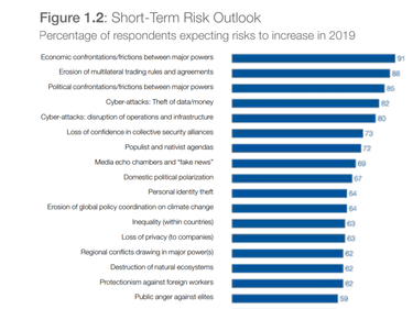 A quali rischi va incontro il mondo nel 2019? Risponde il «Forum Economico Mondiale» foto 1