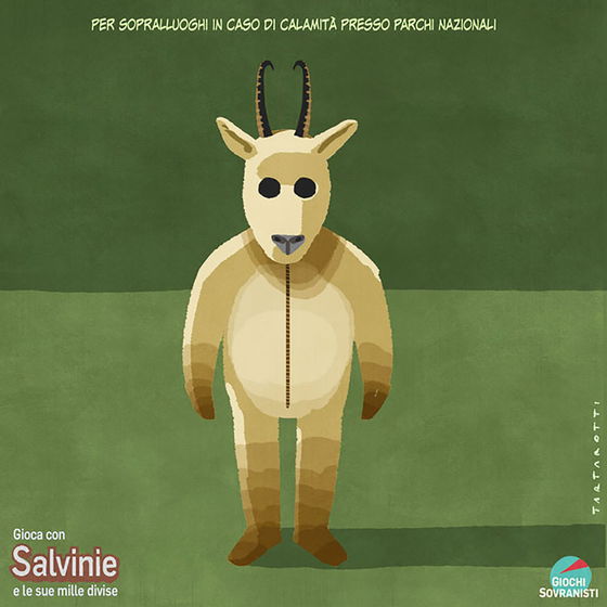 «Salvini e i suoi accessori»: le illustrazioni satiriche di Stefano Tartarotti foto 5