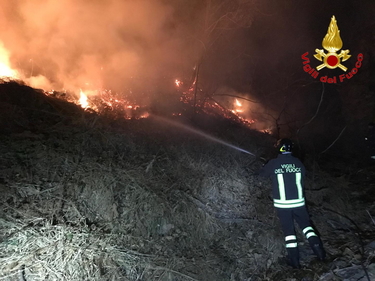 Varese, incendio sul monte Martica: 100 ettari di bosco in fiamme foto 3