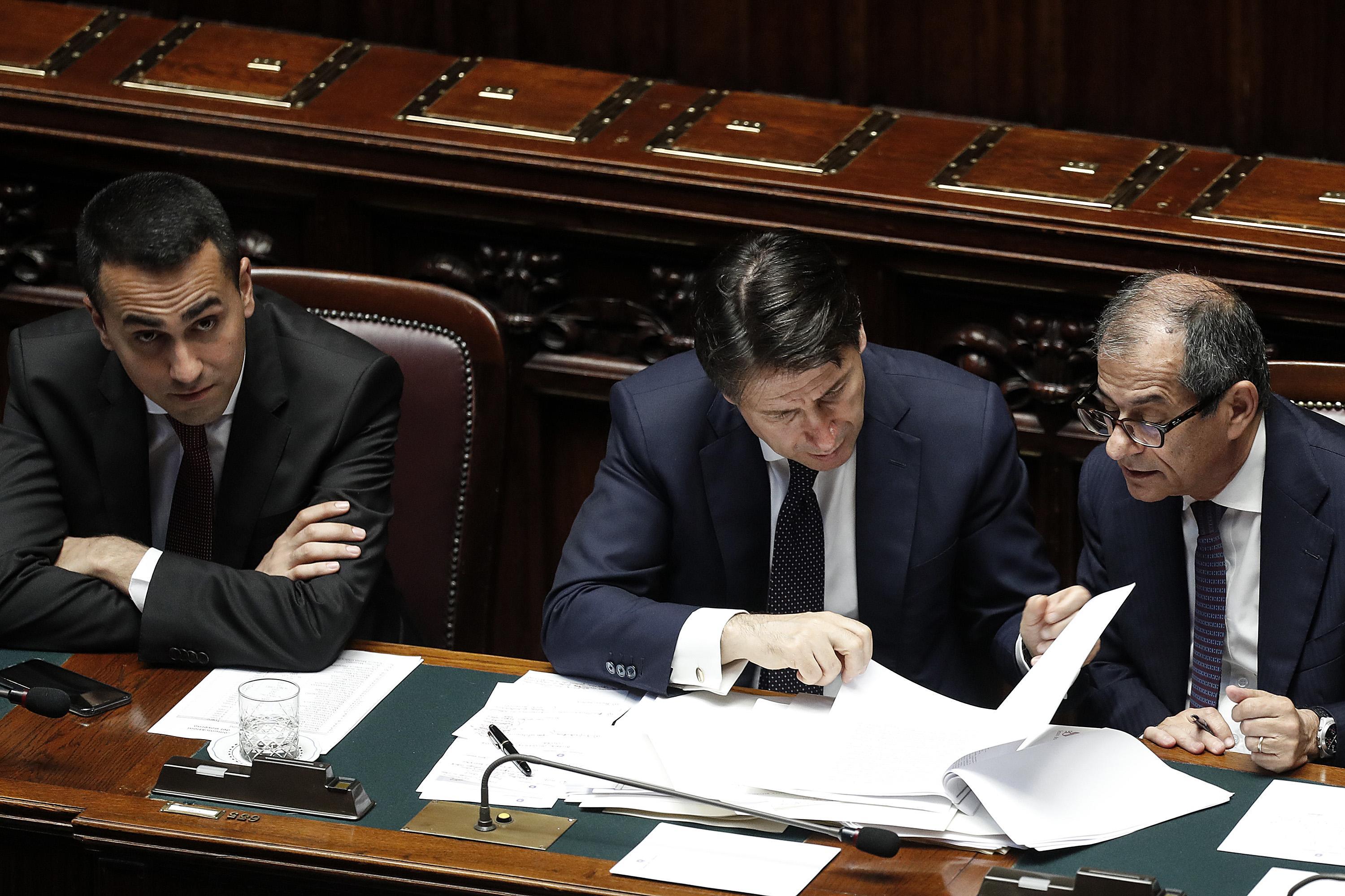 luigi di maio e giovanni tria