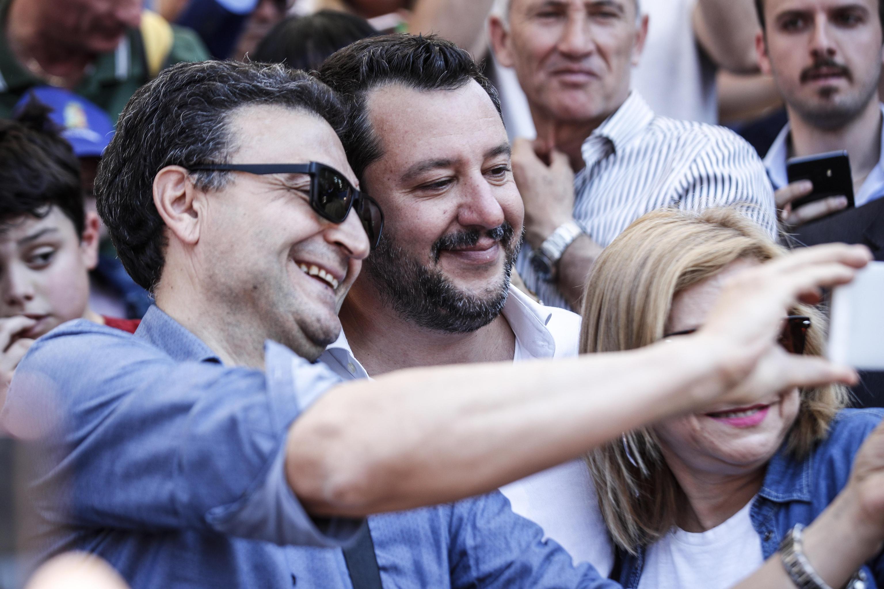 Italian Deputy Premier and Interior Minister Matteo Salvini attends the Republic Day (Festa della Repubblica) celebrations in Rome, Italy, 02 June 2019. The anniversary marks the founding of the Italian Republic in 1946. ANSA/ GIUSEPPE LAMI