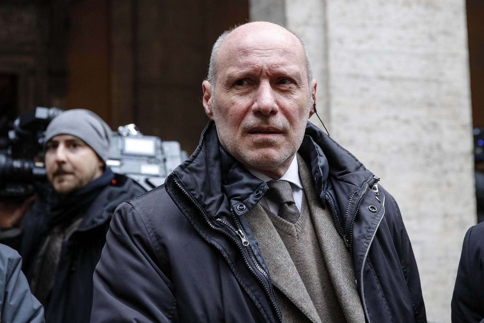 Gregorio De Falco arriva alla Giunta delle elezioni e delle immunita' parlamentari per esame della domanda di autorizzazione a procedere nei confronti del senatore Matteo Salvini , Roma 30 gennaio 2019. ANSA/GIUSEPPE LAMI