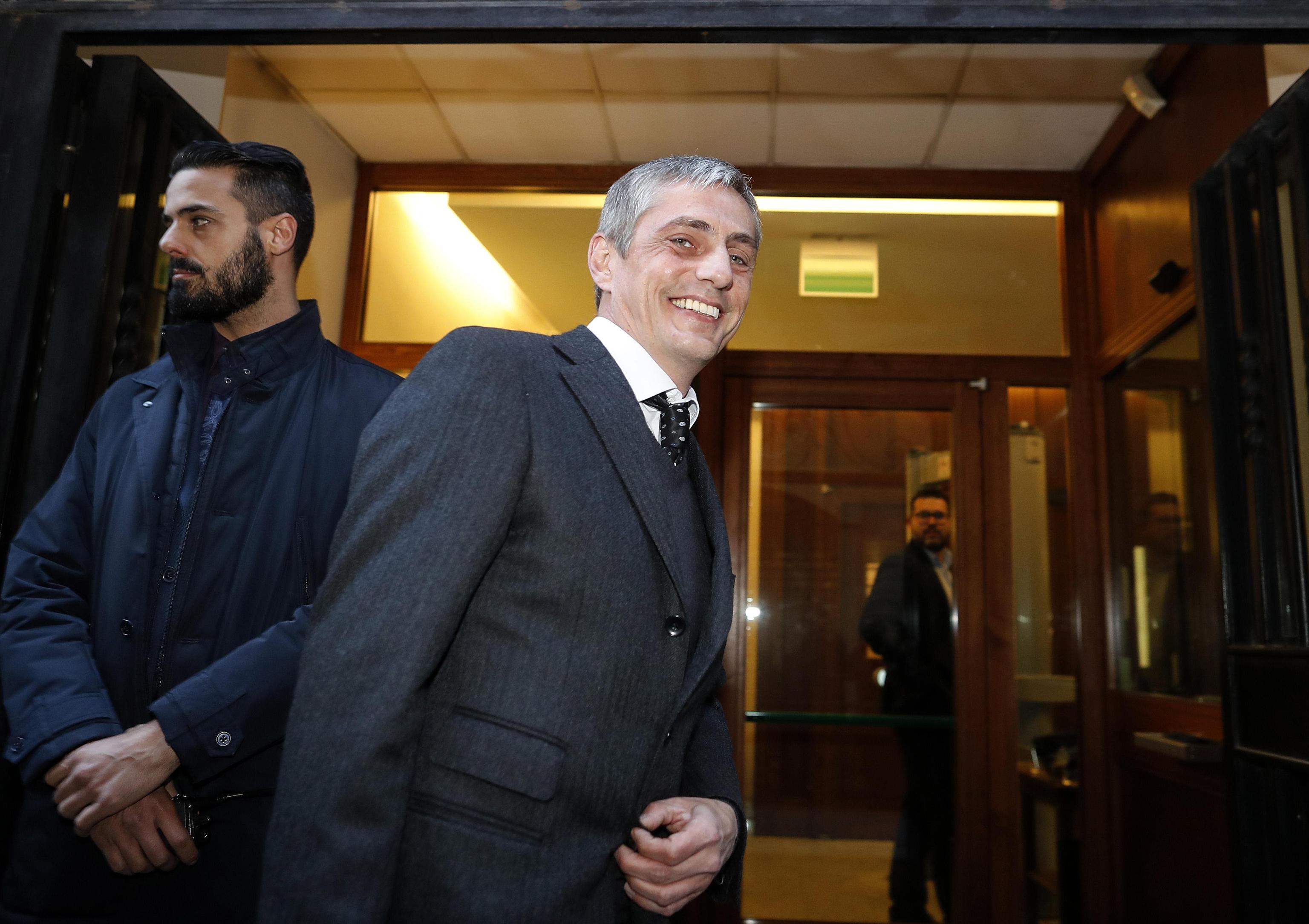 Alberto Airola arriva a Montecitorio per l'assemblea del M5S, Roma 29 maggio 2019. ANSA/RICCARDO ANTIMIANI