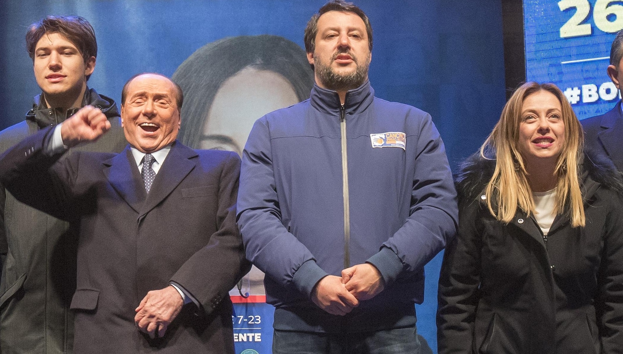 berlusconi meloni salvini