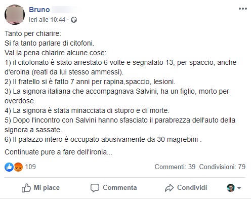La «pistola» di Anna Rita Biagini, la signora della citofonata di Salvini  alla famiglia italo-tunisina a Bologna - Open