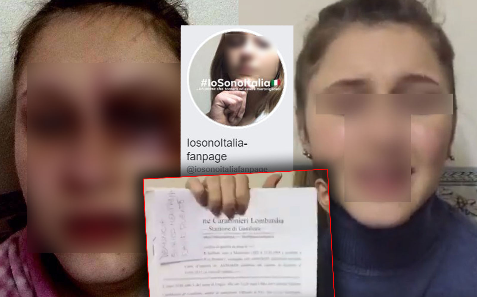 IoSonoItalia ammette: nessuna aggressione, si era truccata. Poi denuncia (?) Open – Video