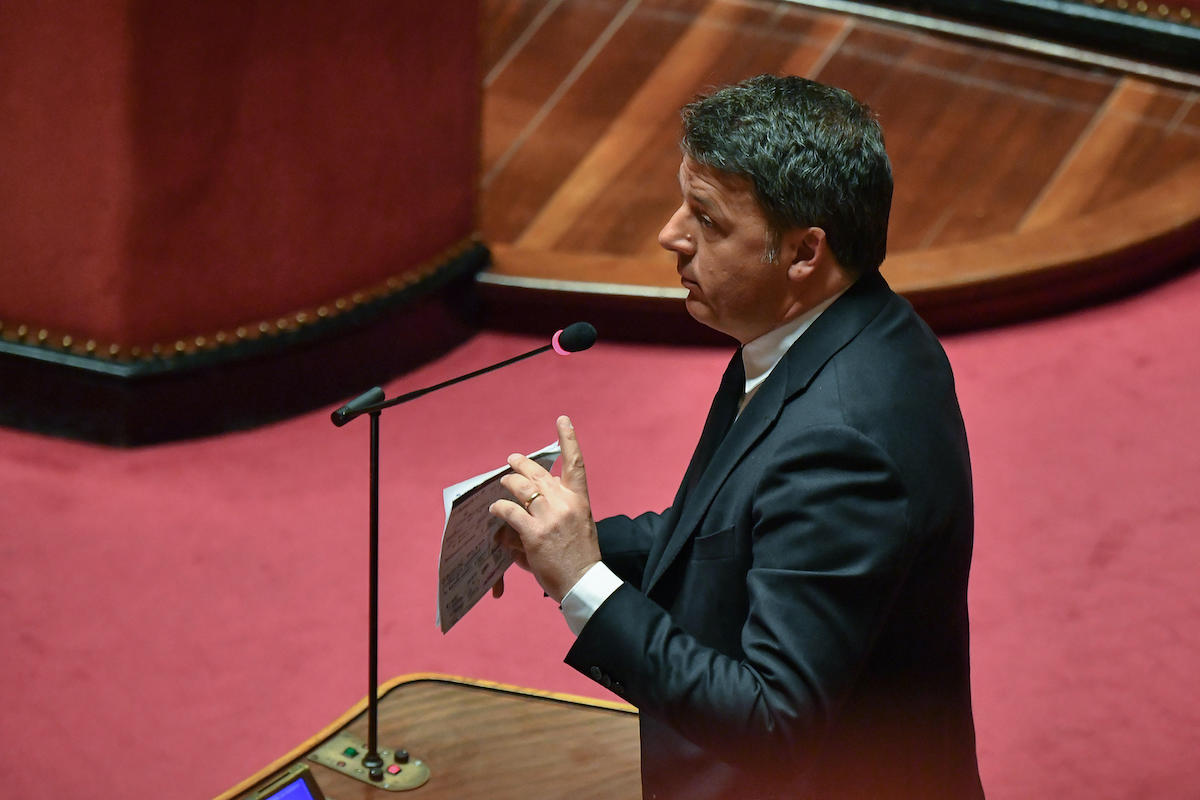 Matteo Renzi, delivers her speech on occasion of the debate on the report to the Italian Senate by the Italian Prime Minister, Giuseppe Conte, on the measures taken to counter the spread of the coronavirus in Italy, Rome, 26 March 2020.
ANSA/ALESSANDRO DI MEO