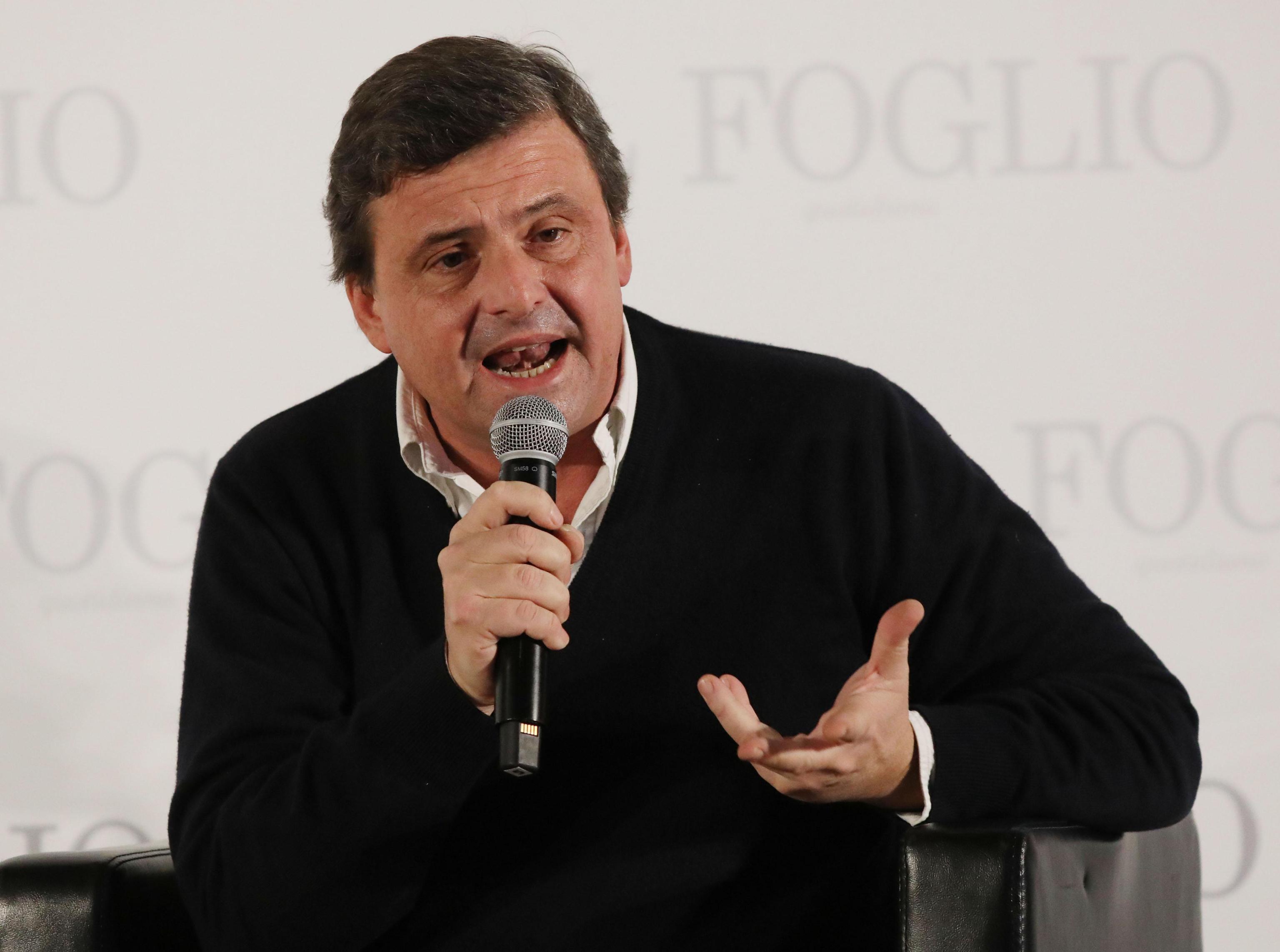 L'europarlamentare e leader di Azione Carlo Calenda alla festa del Foglio a Palazzo Vecchio, Firenze, 23 novembre 2019.  ANSA/CLAUDIO GIOVANNINI