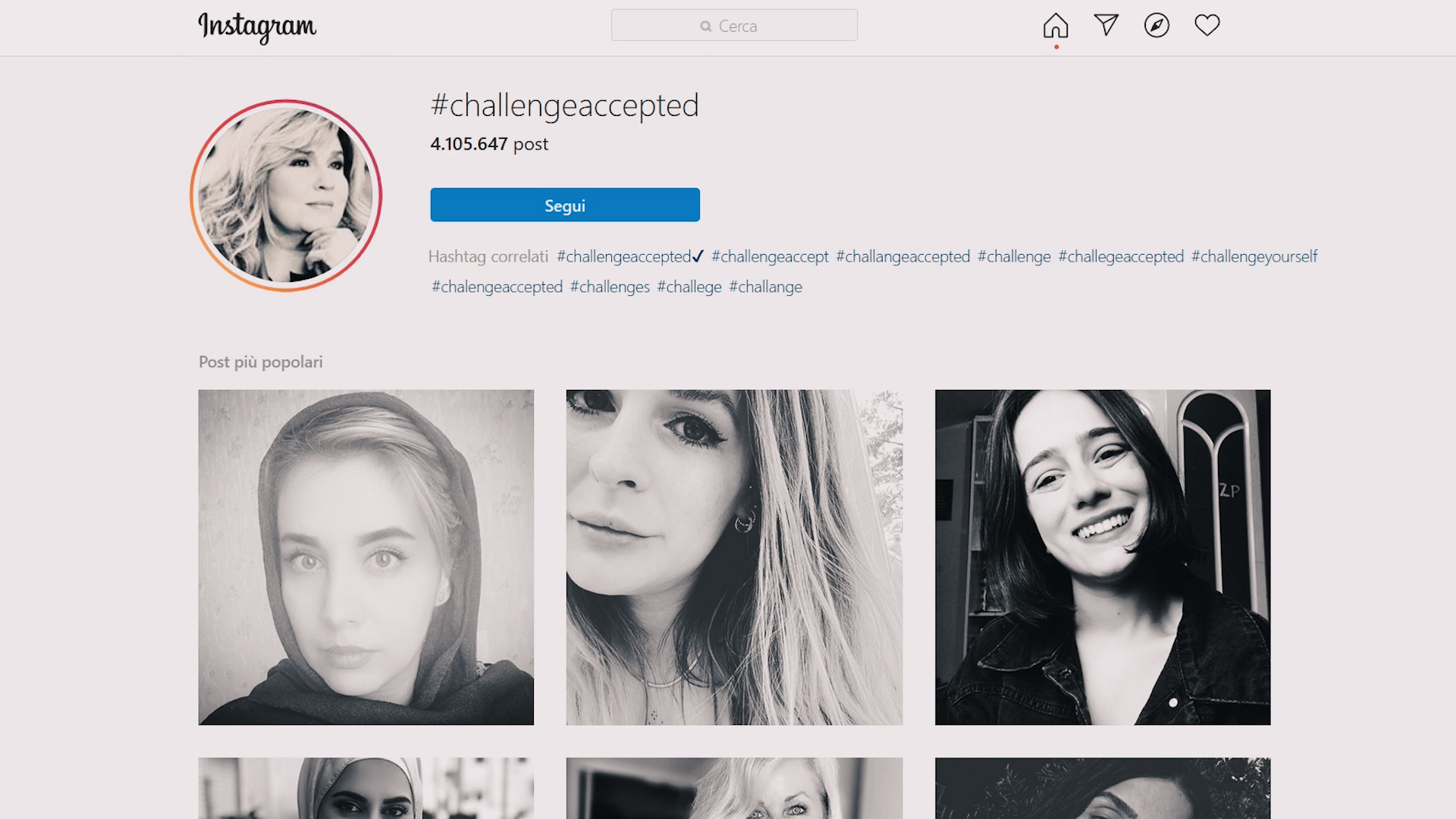 Perché molte donne su Instagram stanno postando selfie in bianco e nero