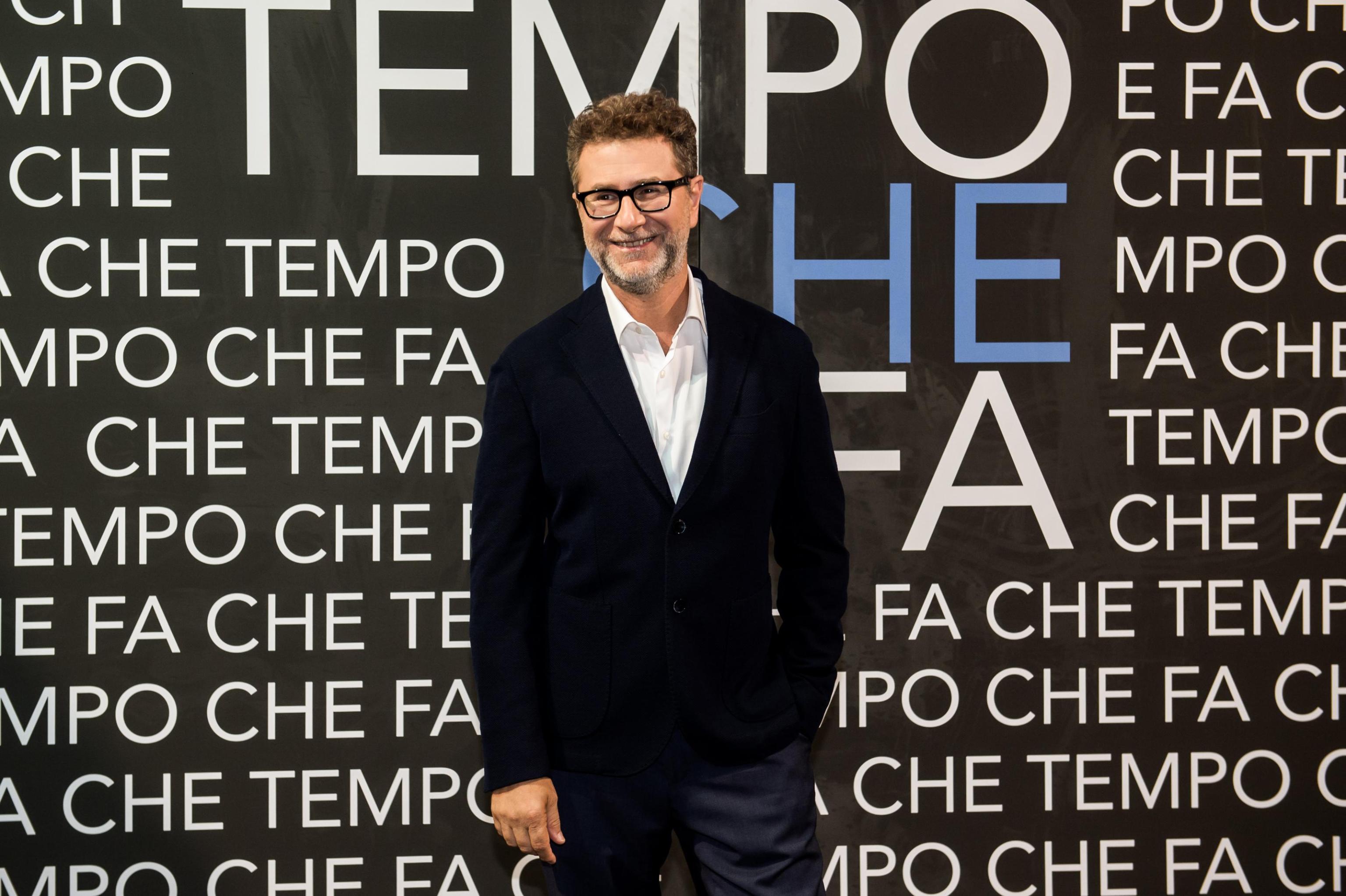 Fabio Fazio al photocall per la prima puntata della trasmissione Rai "Che Tempo Che Fa", 29 settembre 2019, Milano. ANSA/NICOLA MARFISI