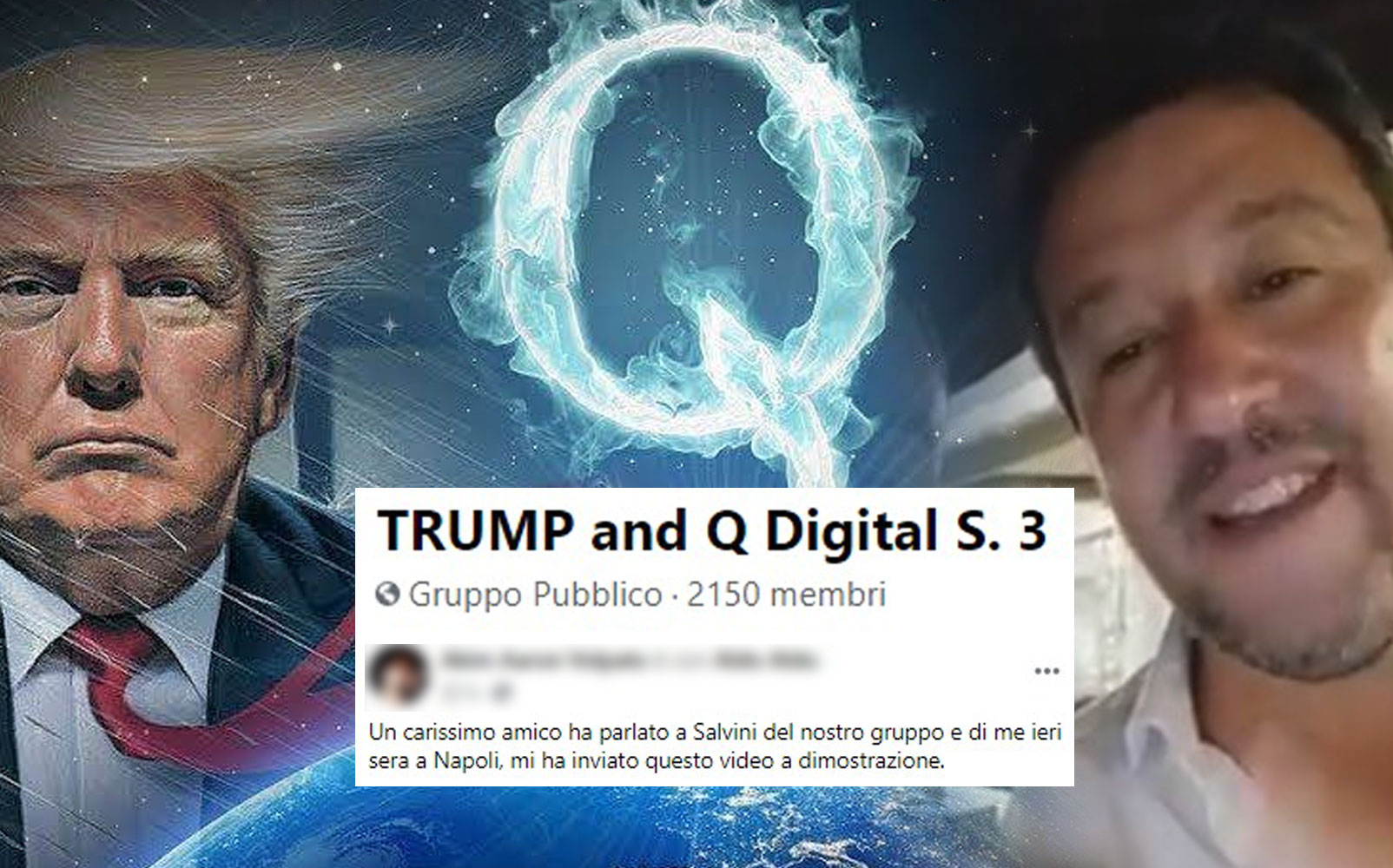 Matteo Salvini ai QAnon italiani: «Mai fermarsi! Mai avere paura! Sempre avanti!». Crede in Q? – Video