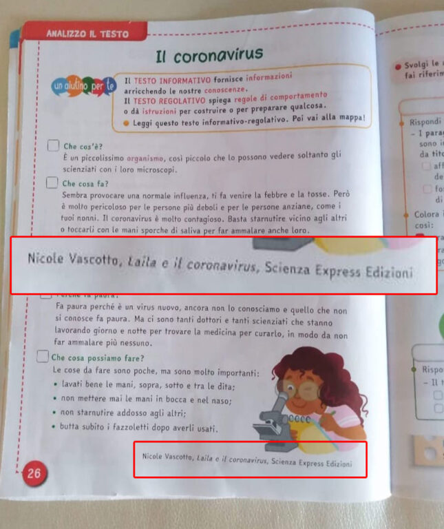 Coronavirus, il libro delle scuole elementari che aveva predetto