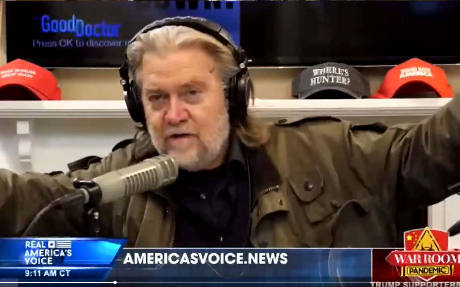 Usa 2020. Steve Bannon invoca la decapitazione di Fauci e del direttore dell&rsquo;FBI Christopher Wray &ndash; Il video