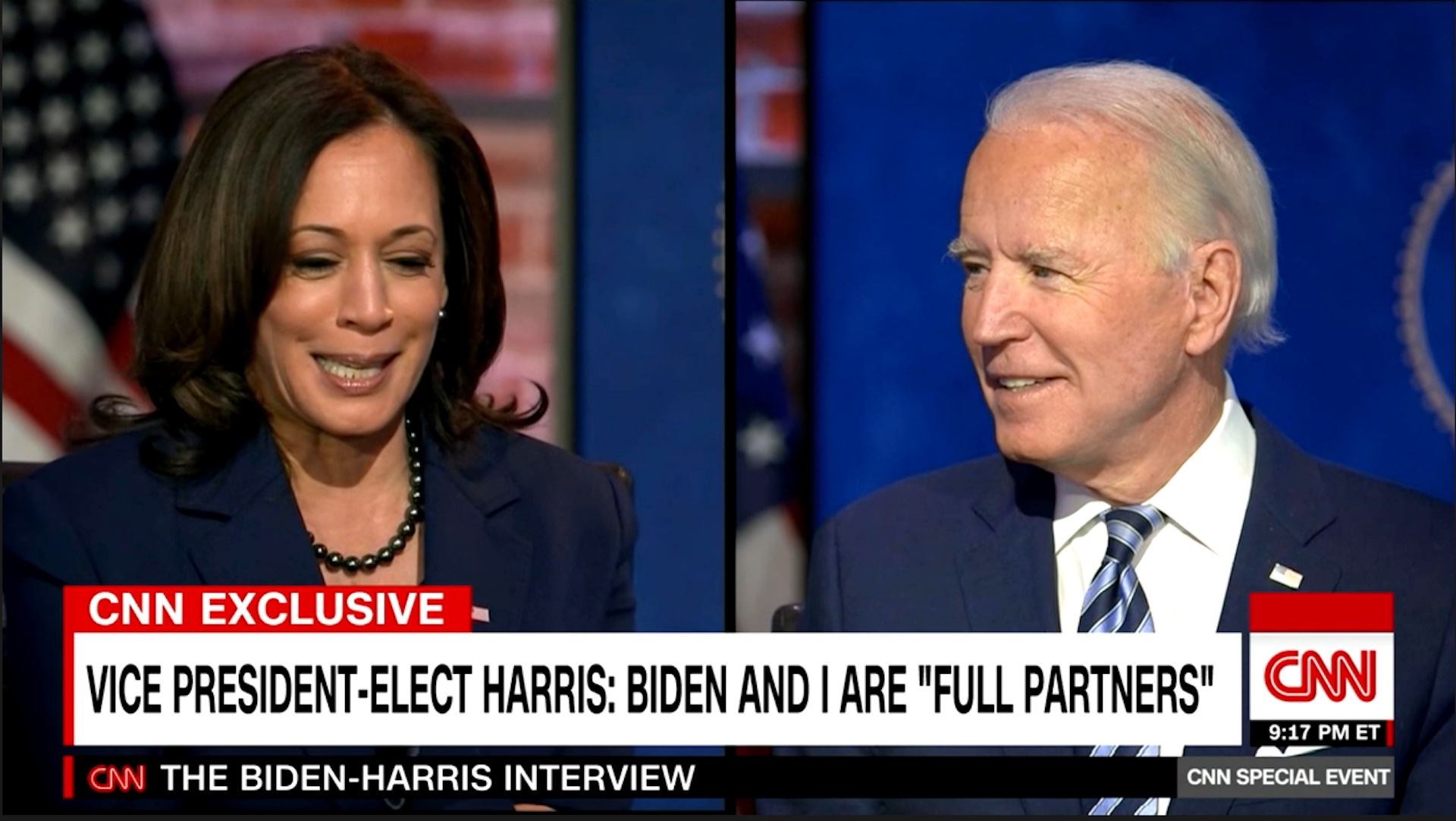 Usa 2020, la prima intervista della coppia Biden-Harris: &laquo;Saremo partner completi su tutte le priorit&agrave;&raquo; &ndash; Video