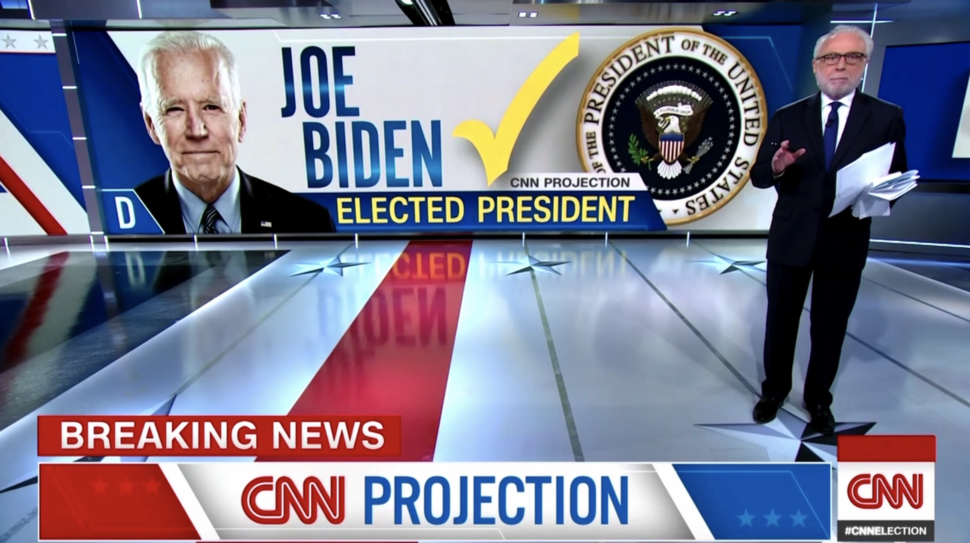 Usa 2020, l&rsquo;annuncio della Cnn: &laquo;Biden sar&agrave; il nuovo presidente degli Stati Uniti&raquo; &ndash; Il video