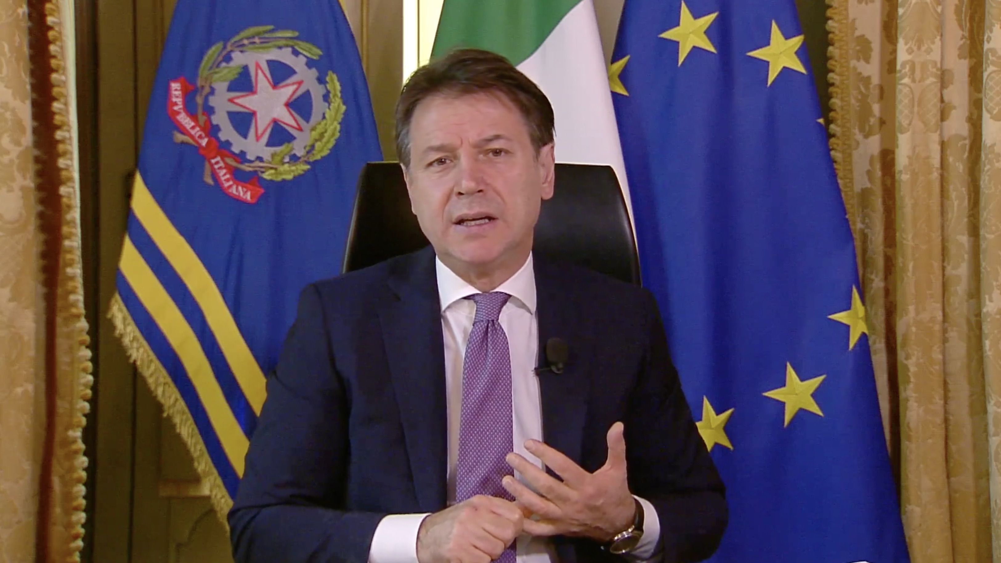 Conte agli studenti: &laquo;Didattica a distanza scelta non facile, confidiamo che duri solo qualche settimana&raquo; &ndash; Il video