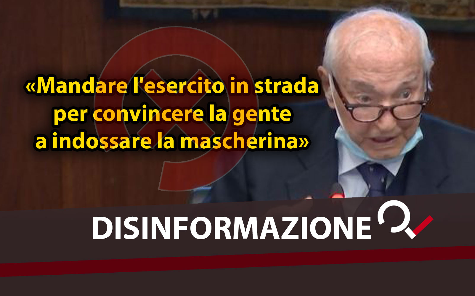 Coronavirus, &laquo;Serve l&rsquo;esercito in strada&raquo;: il falso virgolettato attribuito a Piero Angela