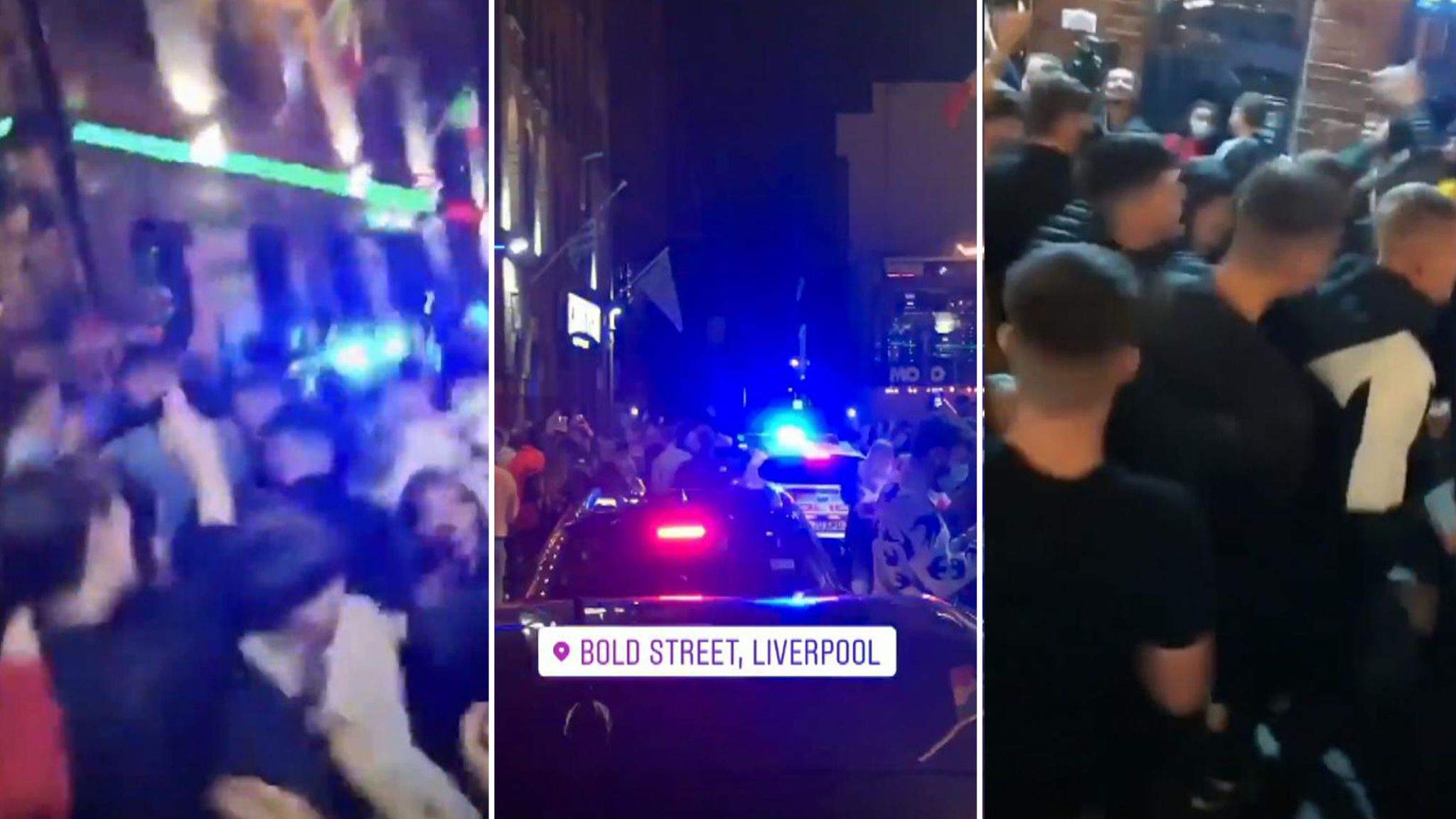 La folle notte di Liverpool prima del lockdown: tutti in strada a fare festa senza mascherina &ndash; Il video