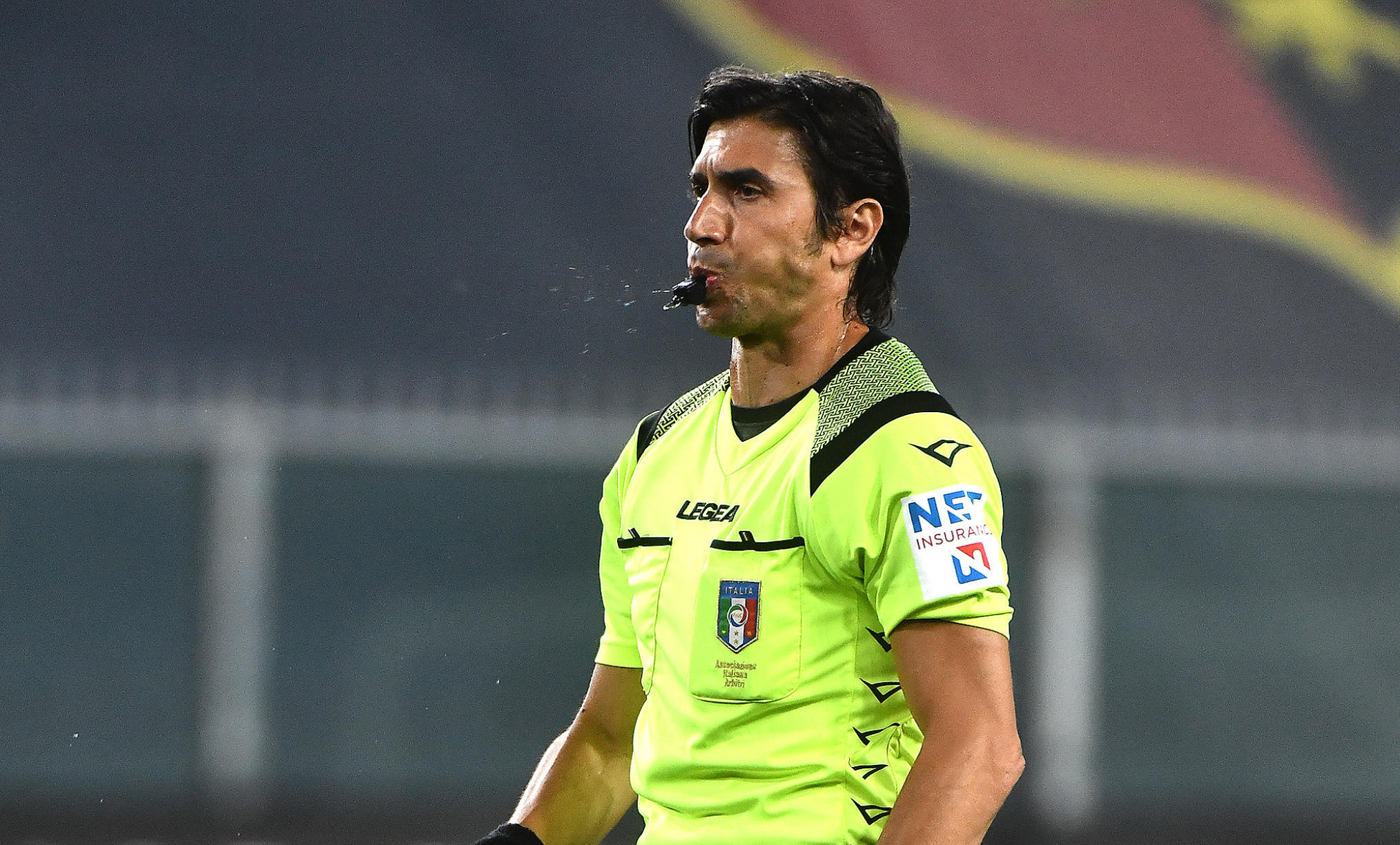 Italian referee Gianpaolo Calvarese during the Italian Serie A soccer match Genoa CFC vs Juventus FC&nbsp; at Luigi Ferraris stadium in Genoa, Italy,&nbsp; 30 June 2020.
ANSA/LUCA ZENNARO