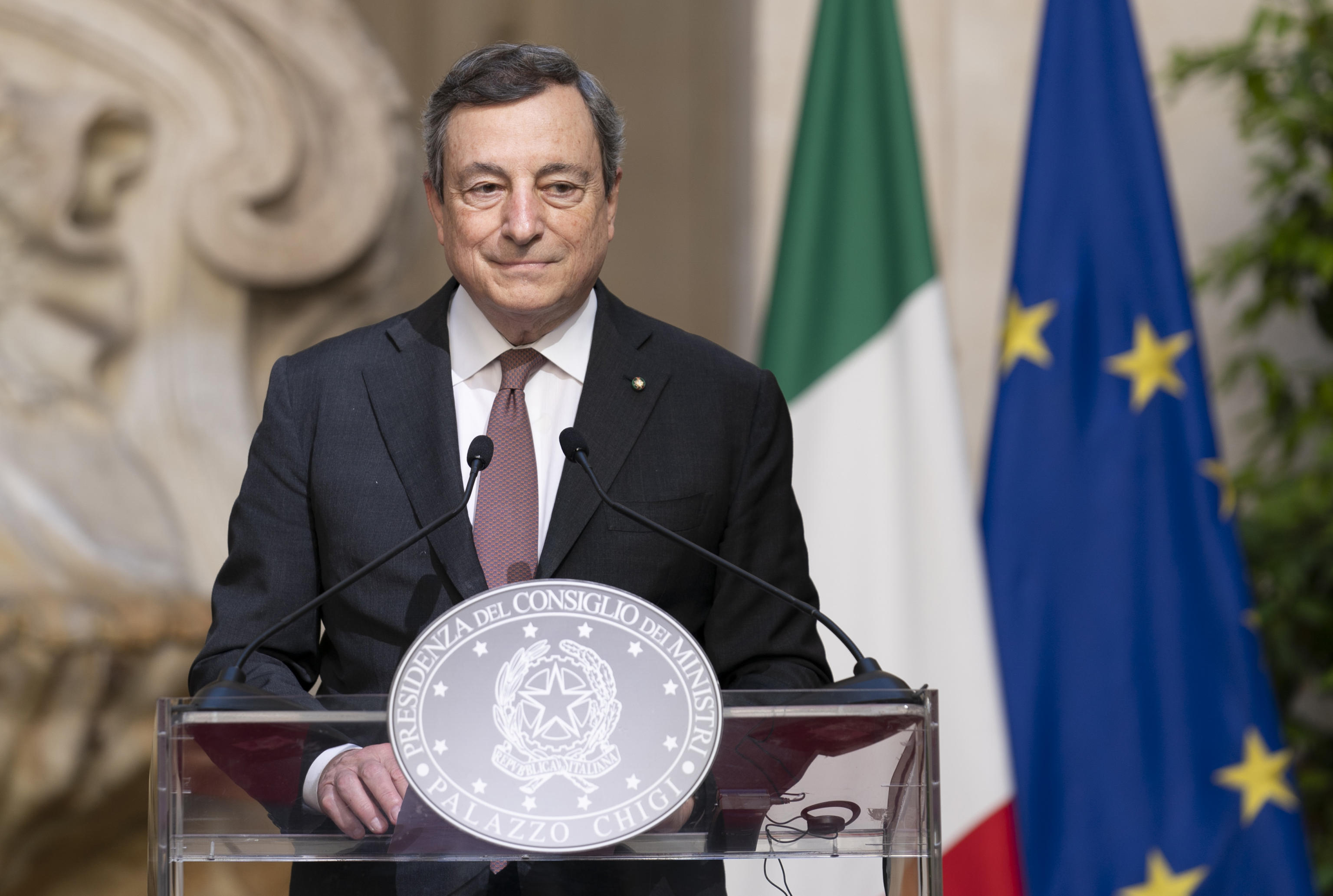 mario draghi finale euro 2020 roma