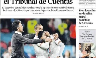 La prima pagina del quotidiano La Vanguardia dopo Italia-Spagna