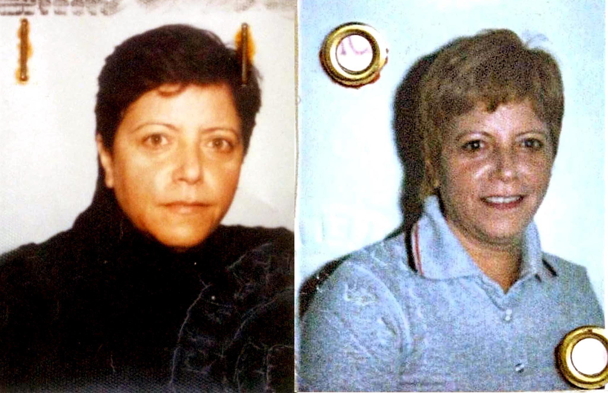 20010615-NAPOLI-CRO: CAMORRA: ARRESTO LICCIARDI, ASPETTO DIMESSO MA E' UNA CAPOCLAN.    Due fotografie di Maria Licciardi, una con i capelli scuri e un' altra da  " finta bionda " . La donna e' la boss del clan camorristico  " Alleanza di Secondigliano "  arrestata dalla squadra mobile di Napoli.     CIRO FUSCO / ANSA / PAL