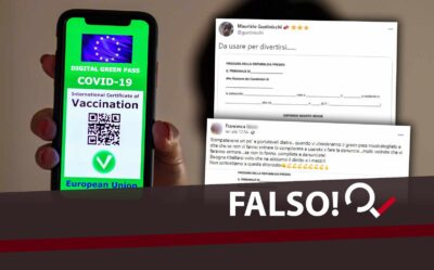 L'inutile denuncia contro gli esercenti che richiedono il Green Pass. Rischiate 1000 euro di multa