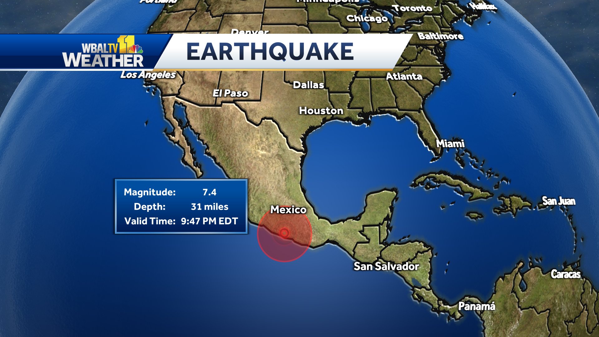 terremoto messico video