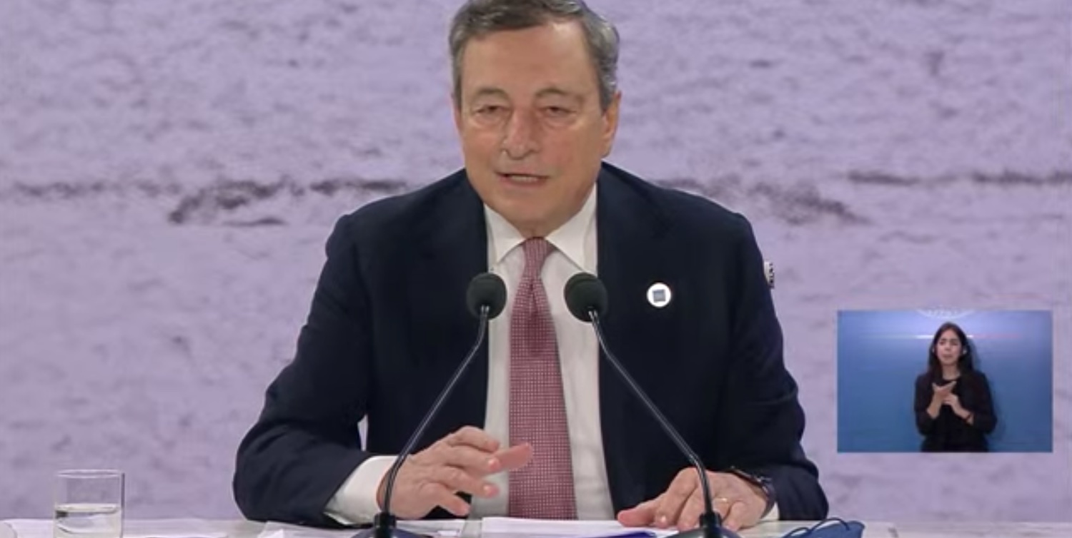 Per Draghi il G20 è stato un successo: «Impegno di tutti a ridurre le emissioni fino al 2030. Anche Cina e Russia hanno cambiato idea» – Il video
