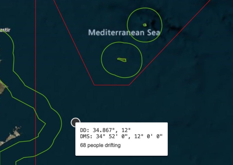 Migranti, gommone con a bordo 68 persone in difficoltà nella zona Sar maltese. A bordo anche bambini Migranti, gommone con a bordo 68 persone in difficoltà nella zona Sar maltese. A bordo anche bambini
