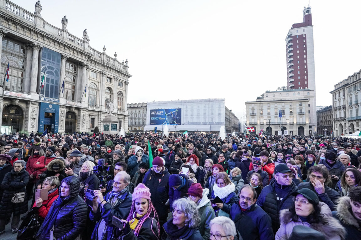 marco liccione no green pass torino video