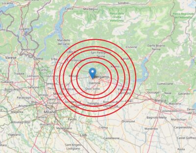 terremoto bergamo milano lombardia