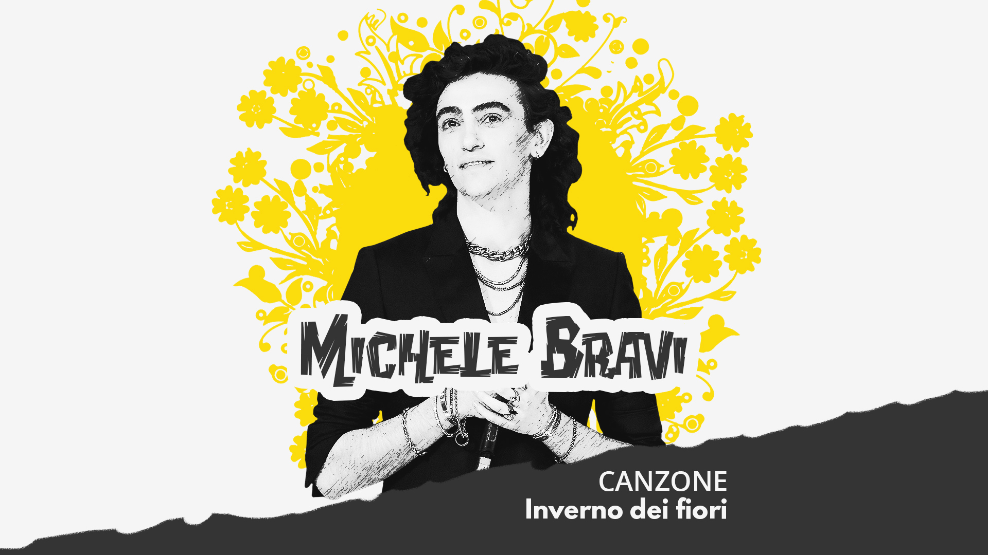 Il testo di Inverno dei fiori di Michele Bravi Sanremo 2022 Open