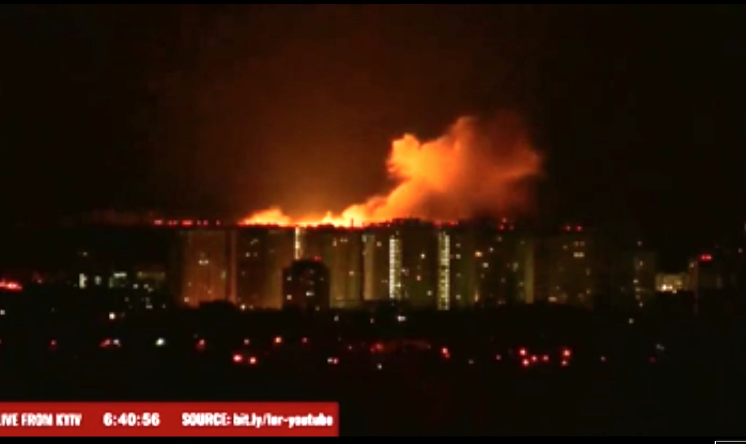 Ucraina, esplosioni a Kiev dopo la fine dei negoziati: il boato che ha scosso la capitale – Il video