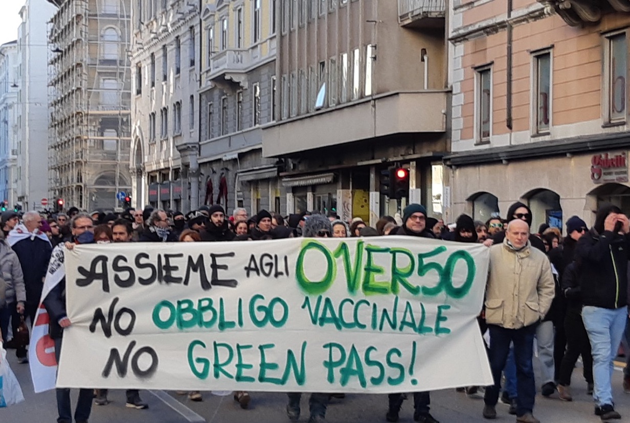 Tornano I No Green Pass Del Sabato A Trieste Corteo A Sorpresa 