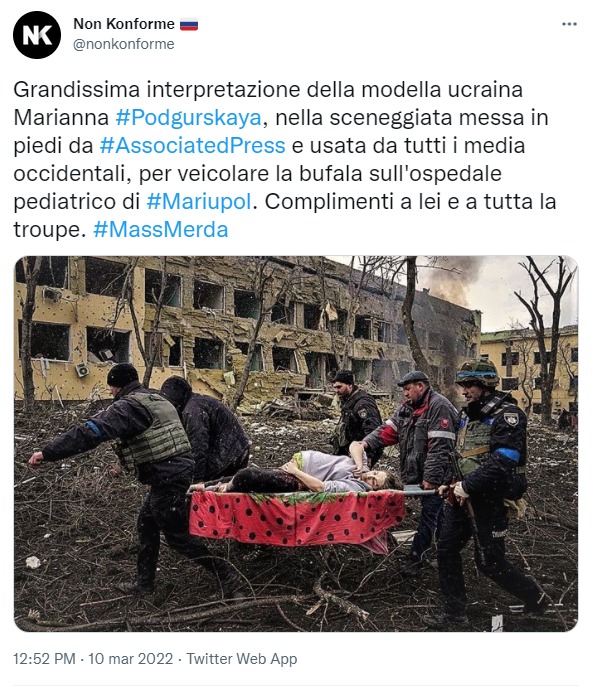 La foto della donna incinta dell'ospedale di Mariupol non è una messinscena  - Facta