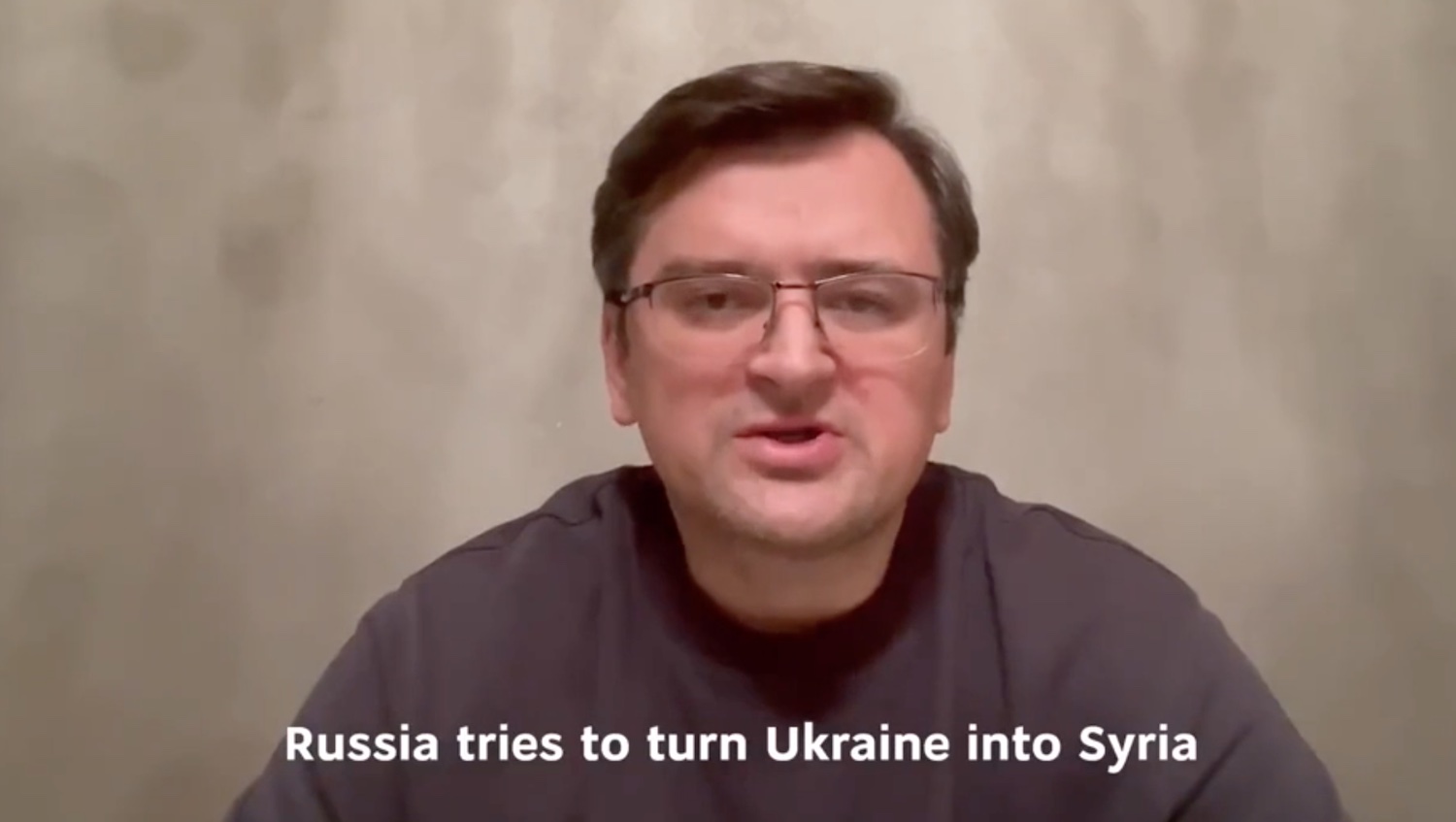 L’appello del ministro degli Esteri ucraino alla Nato: «Agite ora o sarà troppo tardi: Putin vuol trasformarci nella Siria» – Il video