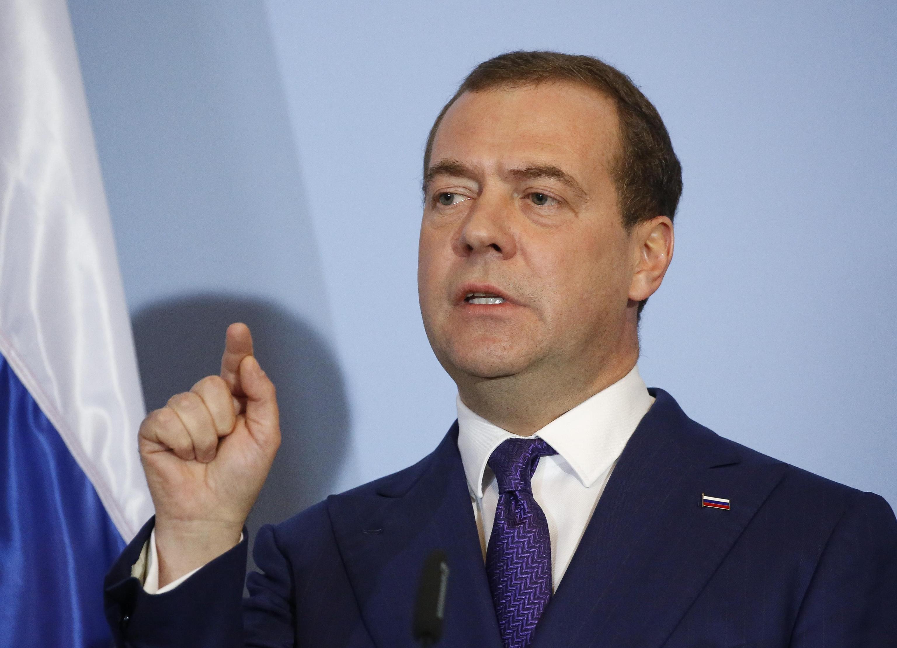 Medvedev: The West will try to tear Russia apart.  There is no balance as long as the United States remains in Europe.
