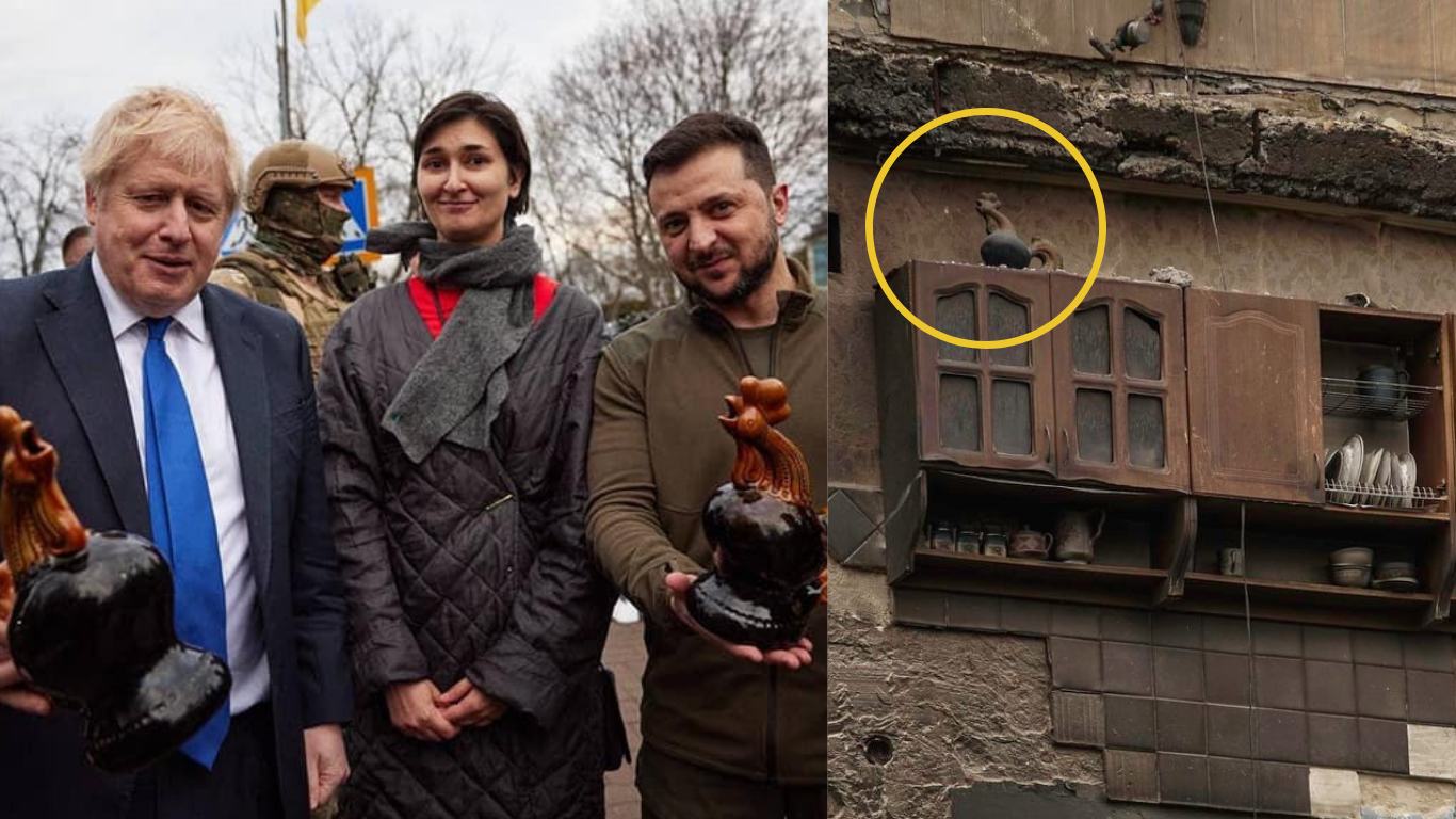 Kiev, cos’è la statuetta del gallo regalata a Johnson e perché è diventata un simbolo della resistenza ucraina – Foto e video