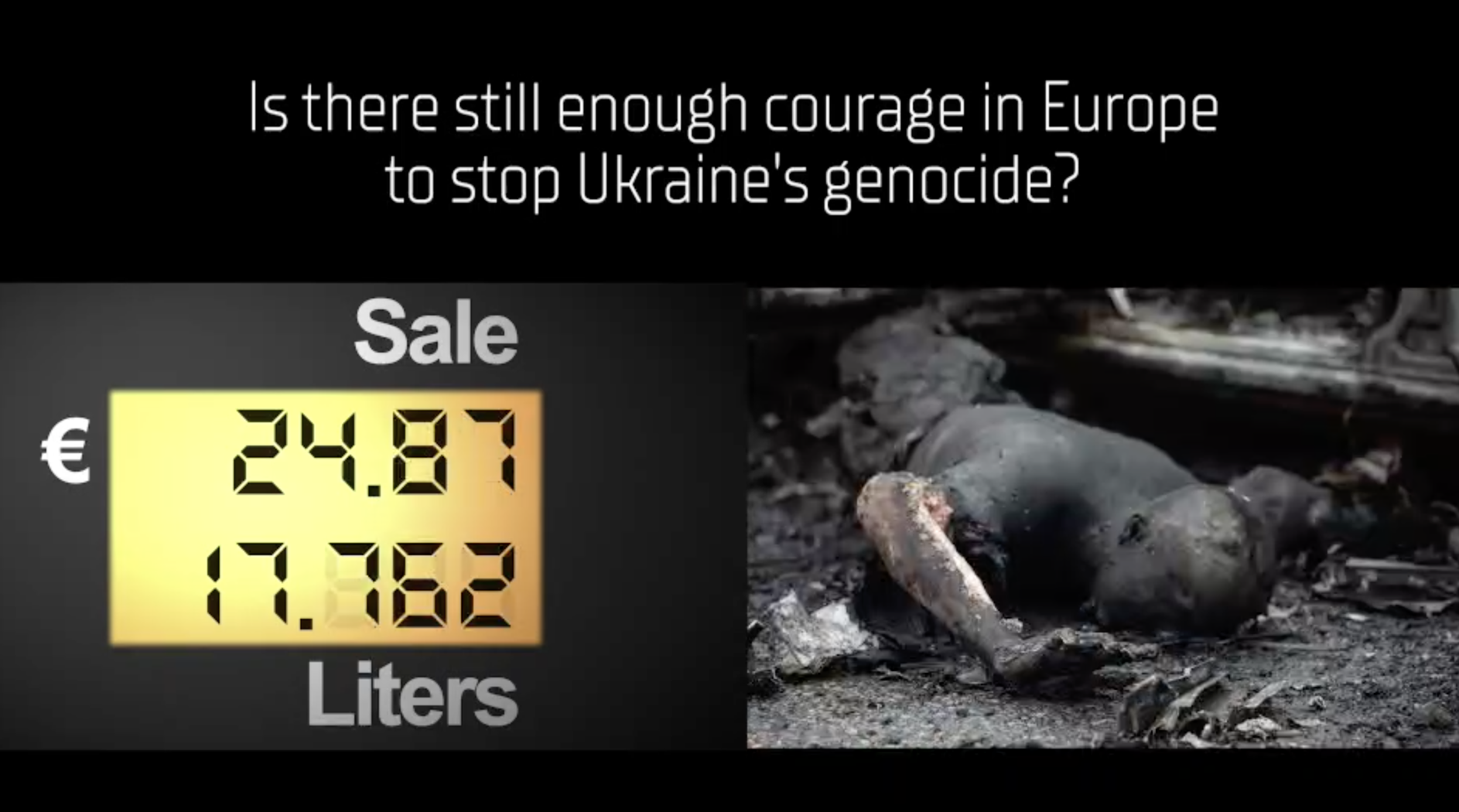 Lo spot di Zelensky per gli europei: con il pieno di benzina finanziate la guerra russa – Il video