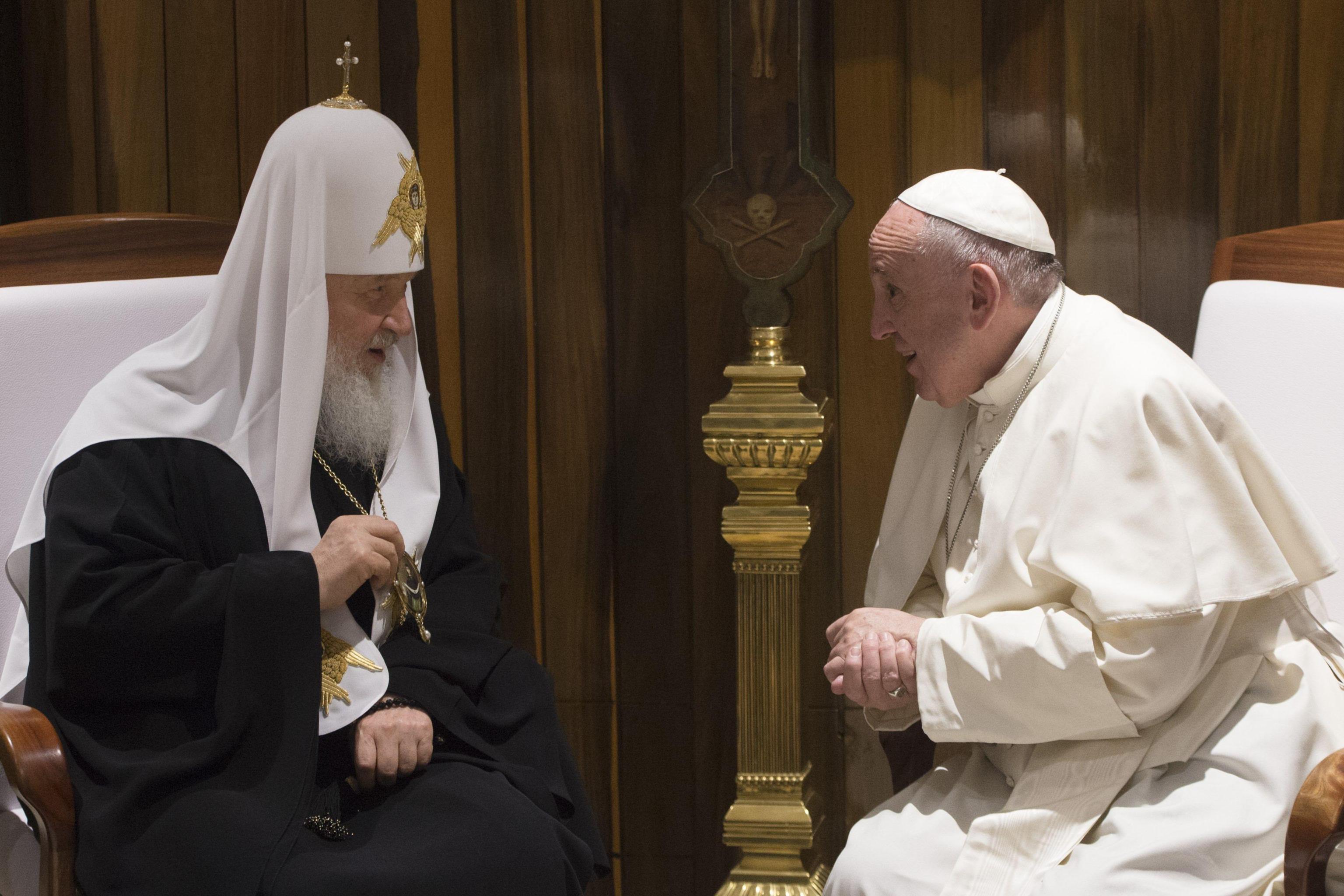A Igreja Ortodoxa acusa o Papa Francisco de “distorcer a conversa com Kirill”