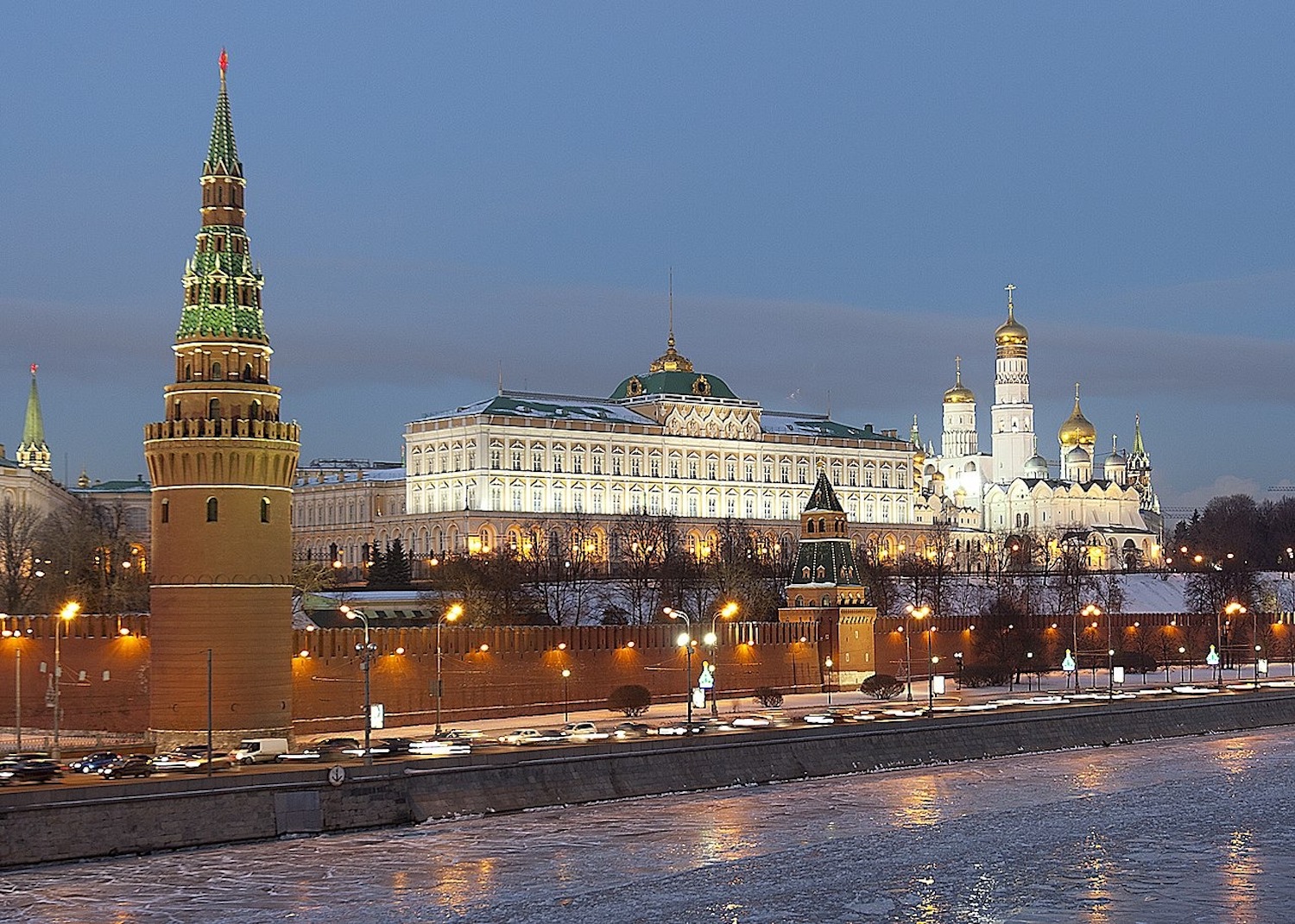 Il palazzo del Cremlino a Mosca
