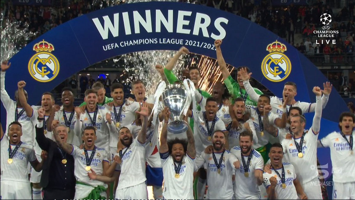 Il Real Madrid vince la Champions League, la sesta per Ancellotti e quarta come allenatore
