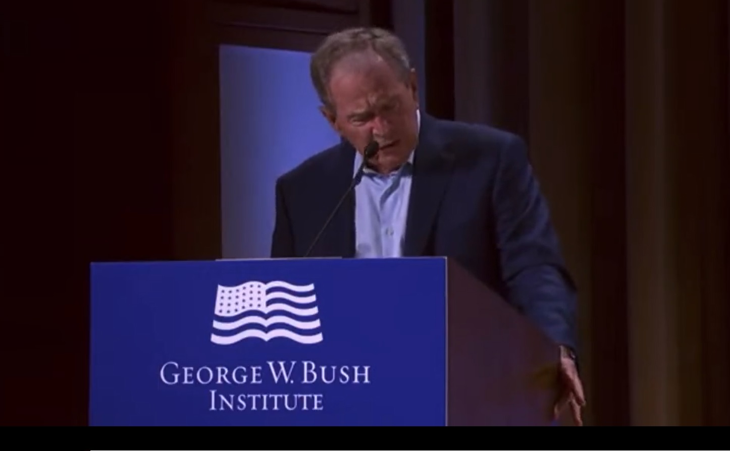 george bush ucraina iraq video
