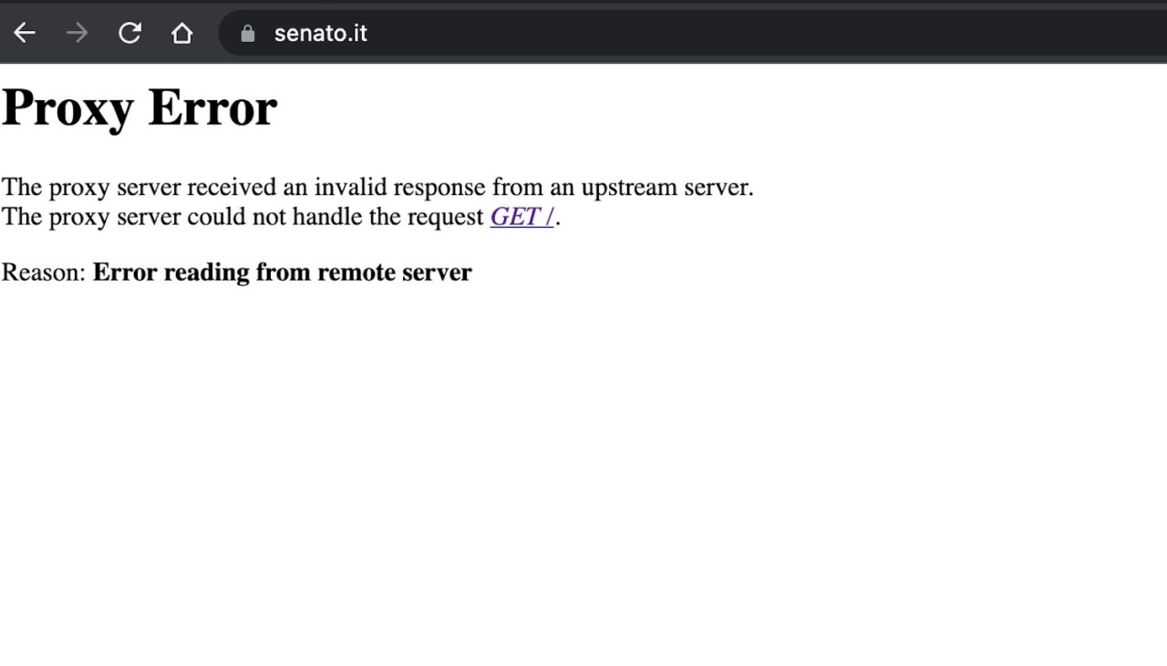 Senato attacco hacker
