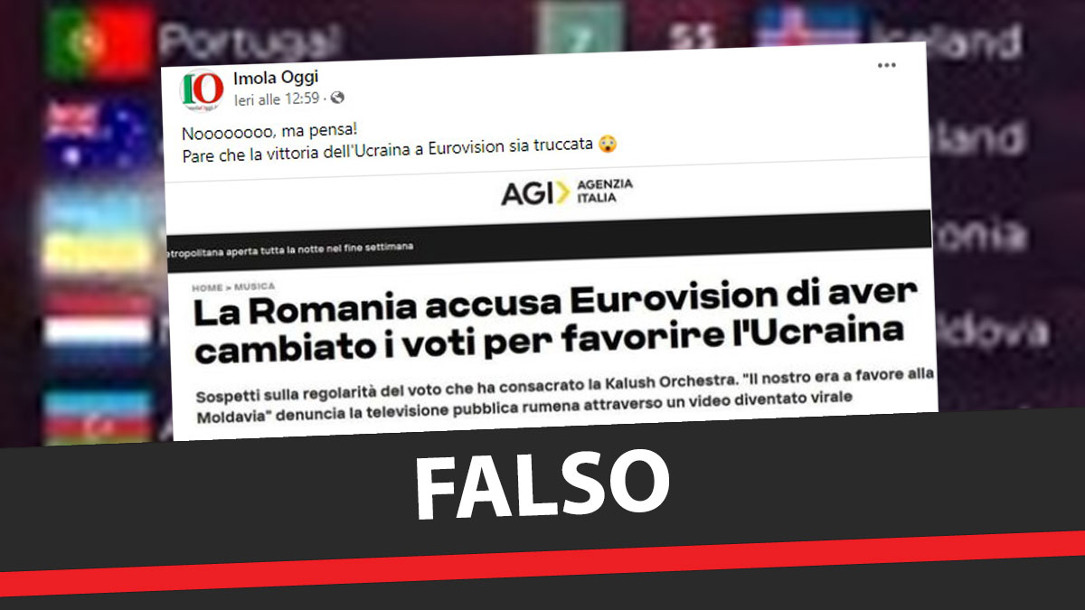No! I voti all’Eurovision della Romania (e di altri Paesi) non sono stati truccati per far vincere l’Ucraina