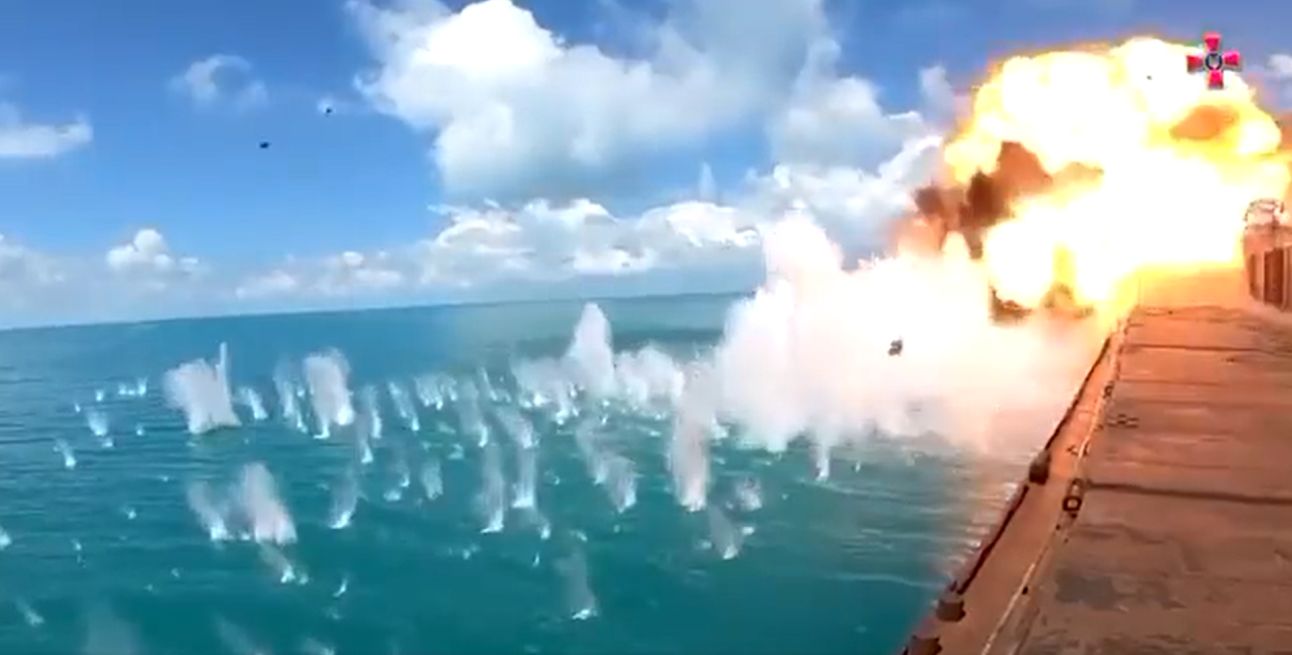 Ucraina, Kiev diffonde le immagini delle operazioni a Snake Island contro i russi – Il video