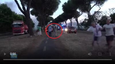 giornalisti aggrediti incendio roma