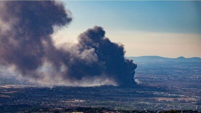 incendio centocelle autodemolitori campo rom casilino 900